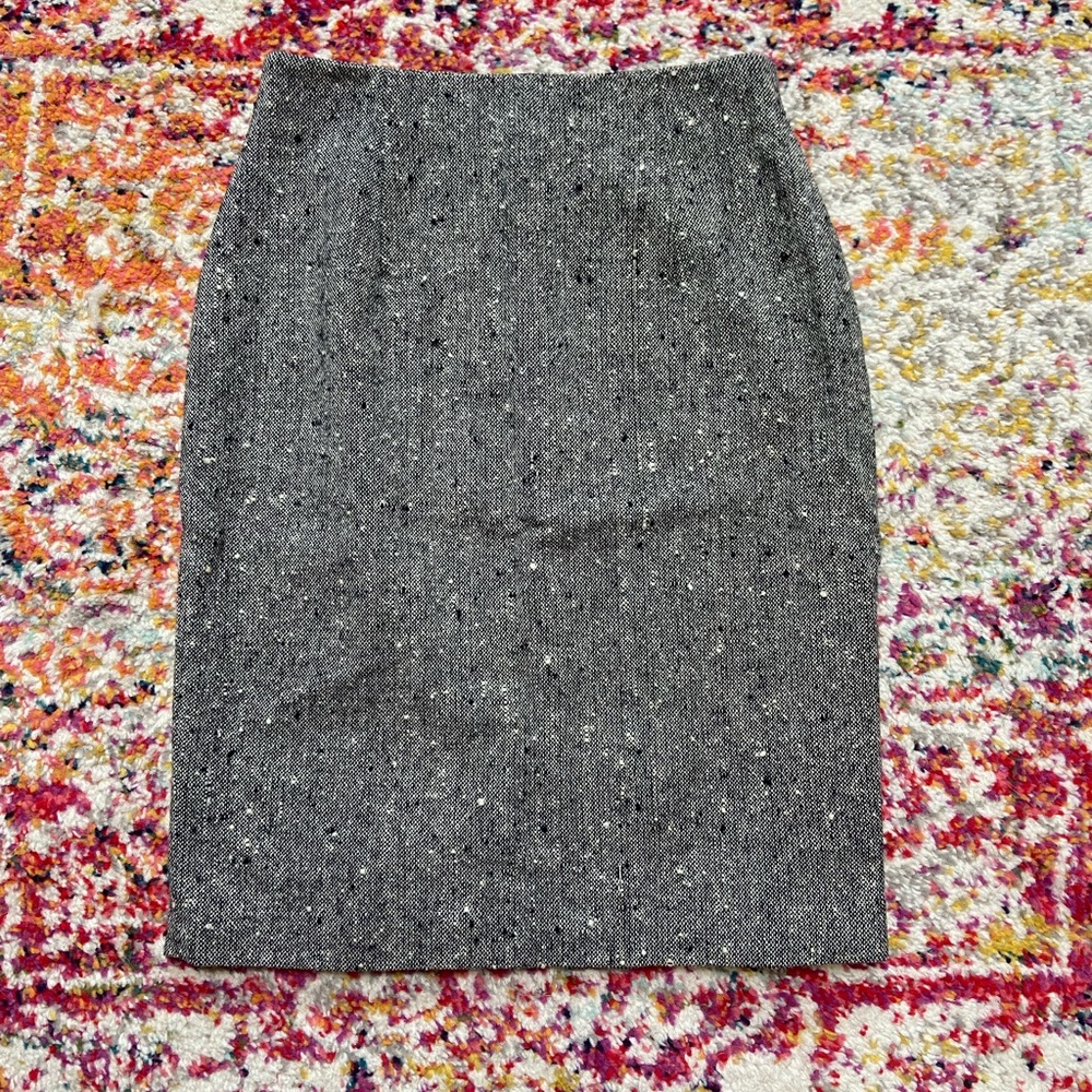 Neiman Marcus Wool Pencil Skirt